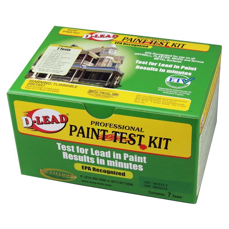 EPA Recognized DLead Paint Test Kit 7 Tests