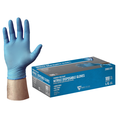 4 mil Nitrile Gloves Powder Free