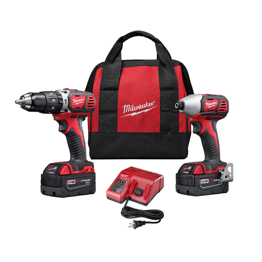 Milwaukee M18 Hammer Drill/Compact Impact Kit