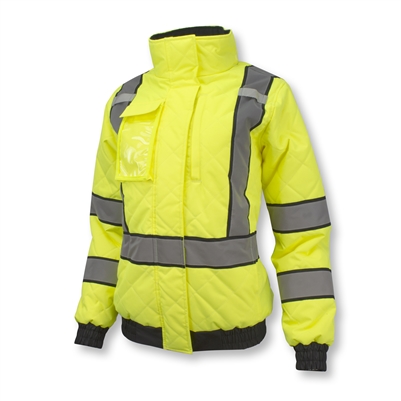 Hi-Vis Bomber Jacket - S - Yellow